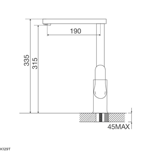 Vòi Rửa Chén Malloca K129T